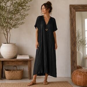 hm brown crochet dress Women's Light brown Glittery Crochet-Look Dress